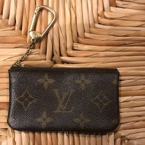 Authentic Louis Vuitton coin keychain